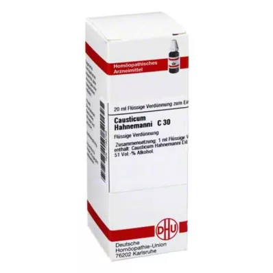 CAUSTICUM HAHNEMANNI C 30-fortynning, 20 ml