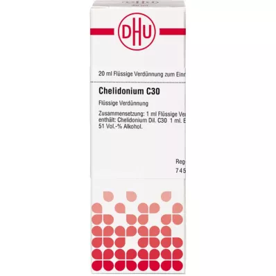 CHELIDONIUM C 30-fortynning, 20 ml