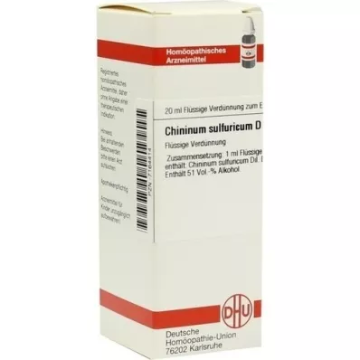 CHININUM SULFURICUM D 30 Fortynning, 20 ml