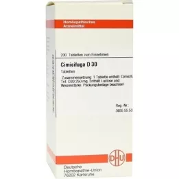 CIMICIFUGA D 30 tabletter, 200 stk