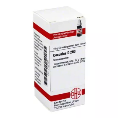 COCCULUS D 200 globuler, 10 g COCCULUS D 200 globuler, 10 g