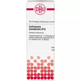 COLLINSONIA CANADENSIS D 12 Fortynning, 20 ml