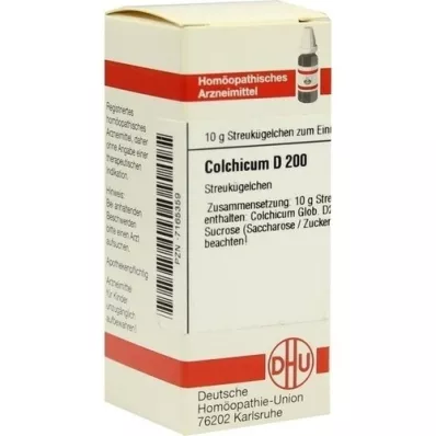 COLCHICUM D 200 globuler, 10 g