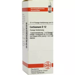 CORTISONUM D 12 Fortynning, 20 ml