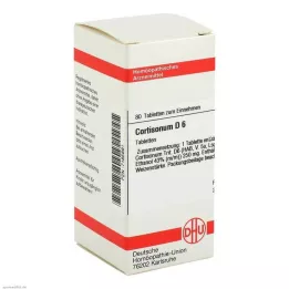 CORTISONUM D 6 tabletter, 80 stk