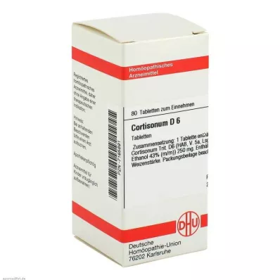 DHU Cortisonum D 6 tabletter, 80 stk
