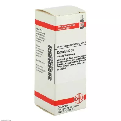 CROTALUS D 30 Fortynning, 20 ml