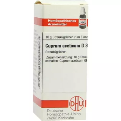 CUPRUM ACETICUM D 3 kuler, 10 g