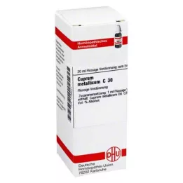 DHU Cuprum metallicum C 30 Fortynning, 20 ml