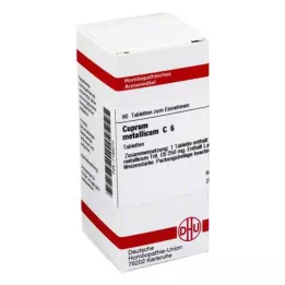CUPRUM METALLICUM C 6 tabletter, 80 stk