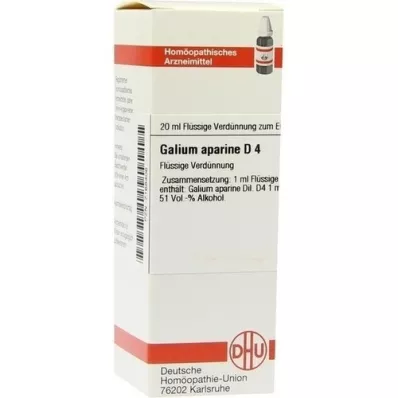 GALIUM APARINE D 4 fortynning, 20 ml