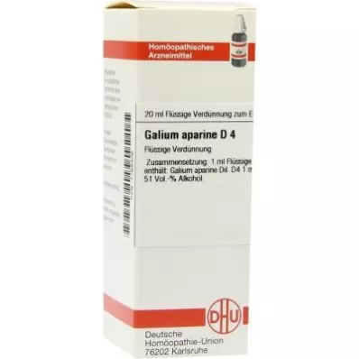 GALIUM APARINE D 4 fortynning, 20 ml GALIUM APARINE D 4 fortynning, 20 ml