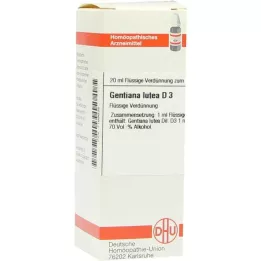 GENTIANA LUTEA D 3 Fortynning, 20 ml