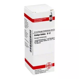 GINKGO BILOBA D 12 Fortynning, 20 ml