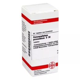 HARPAGOPHYTUM PROCUMBENS D 30 tabletter, 80 stk