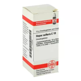 HEPAR SULFURIS C 10 globuler, 10 g
