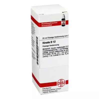 DHU Hirudo D 12 Fortynning, 20 ml