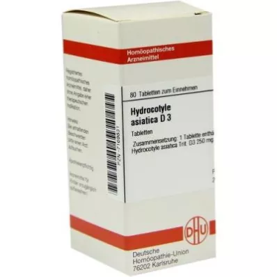 Hydrocotyle Asiatica D3 tabletter (80 stk)