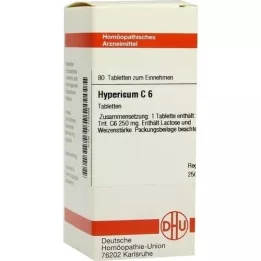 HYPERICUM C 6 tabletter, 80 stk