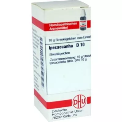 IPECACUANHA D 10 kuler, 10 g IPECACUANHA D 10 kuler, 10 g