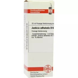DHU Justicia adhatoda D 6 Fortynning, 20 ml