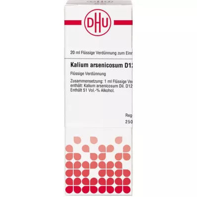 KALIUM ARSENICOSUM D 12 Fortynning, 20 ml