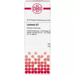 LACHESIS D 7-fortynning, 20 ml