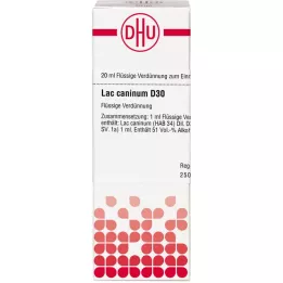 LAC CANINUM D 30 Fortynning, 20 ml