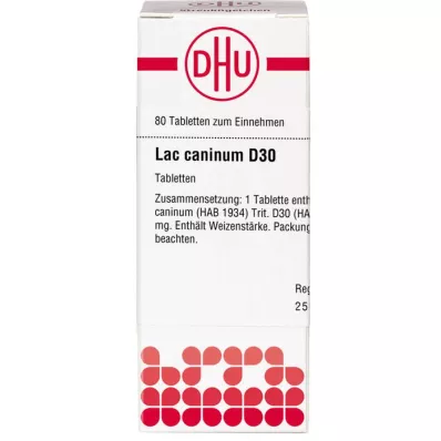 LAC CANINUM D 30 tabletter, 80 stk