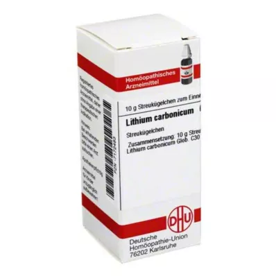 LITHIUM CARBONICUM C 30 globuler, 10 g LITHIUM CARBONICUM C 30 globuler, 10 g