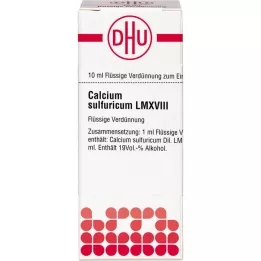 CALCIUM SULFURICUM LM XVIII Fortynning, 10 ml