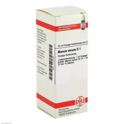 DHU Marum verum D 1 fortynning, 20 ml DHU Marum verum D 1 fortynning, 20 ml