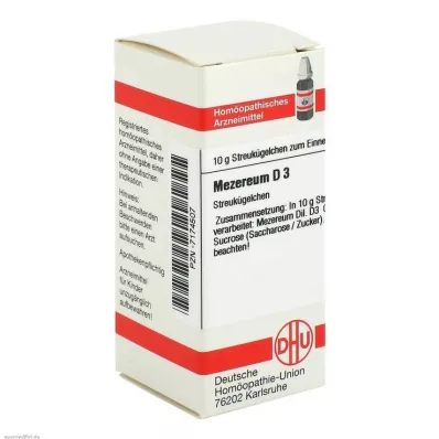 MEZEREUM D 3 kuler, 10 g