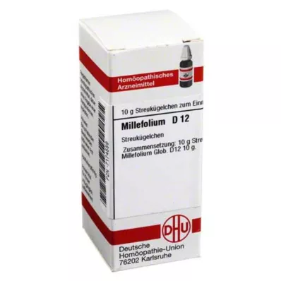 MILLEFOLIUM D 12 globuler, 10 g