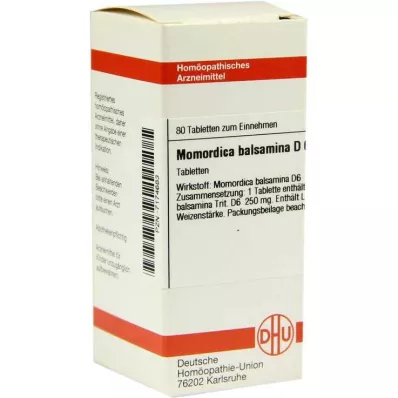 DHU Momordica Balsamina D 6 tabletter, 80 stk DHU Momordica Balsamina D 6 tabletter, 80 stk