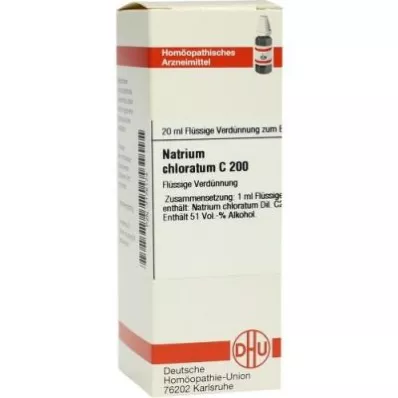 Sodium Chloratum C200 Fortynning (20 ml)