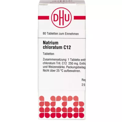 NATRIUM CHLORATUM C 12 tabletter, 80 stk