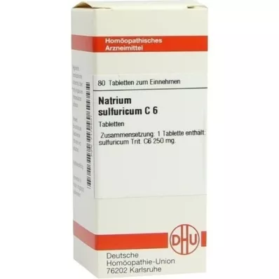 NATRIUM SULFURICUM C 6 tabletter, 80 stk