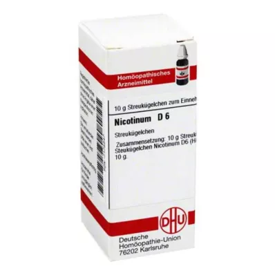 NICOTINUM D 6 globuli, 10 g NICOTINUM D 6 globuli, 10 g