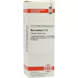 NUX VOMICA C 12 Fortynning, 20 ml