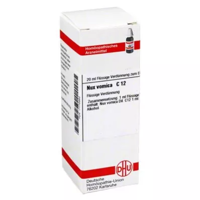 NUX VOMICA C 12 Fortynning, 20 ml NUX VOMICA C 12 Fortynning, 20 ml