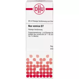 NUX VOMICA D 7-fortynning, 20 ml