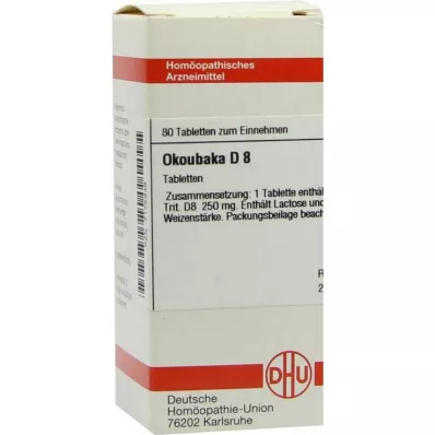 OKOUBAKA D 8 tabletter, 80 stk