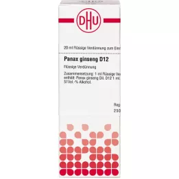 PANAX GINSENG D 12 Fortynning, 20 ml
