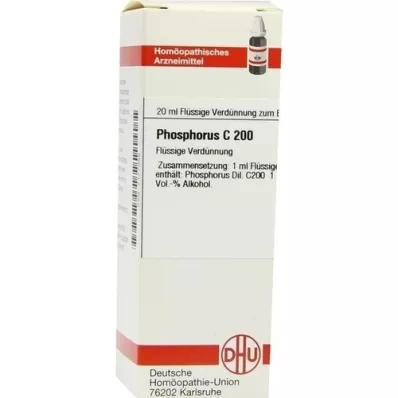 PHOSPHORUS C 200 Fortynning, 20 ml