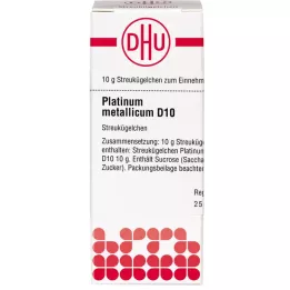 PLATINUM METALLICUM D 10 kuler, 10 g