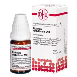 DHU Platinum metallicum D 10 kuler, 10 g