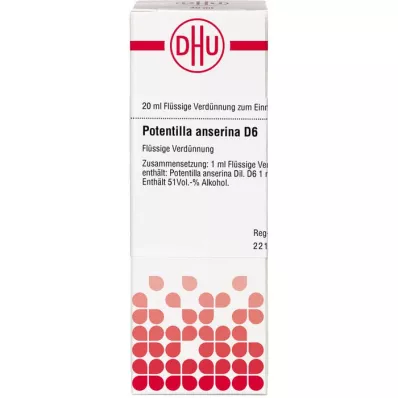 POTENTILLA ANSERINA D 6 Fortynning, 20 ml