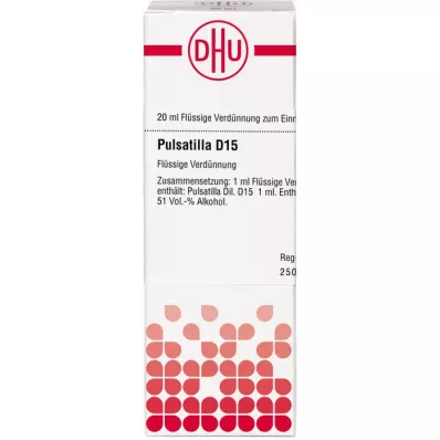 PULSATILLA D 15-fortynning, 20 ml