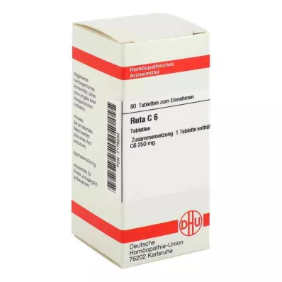Ruta C6 tabletter (80 stykker)